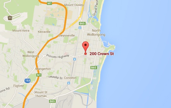 map image starcare dental wollongong